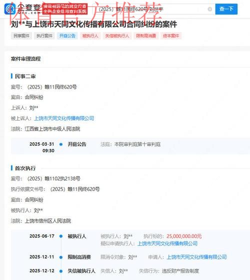 MLXG因RNG合同纠纷被限消,同时被列为失信被执行人 MLXG因RNG合同纠纷被限消,同时被列为失信被执行人